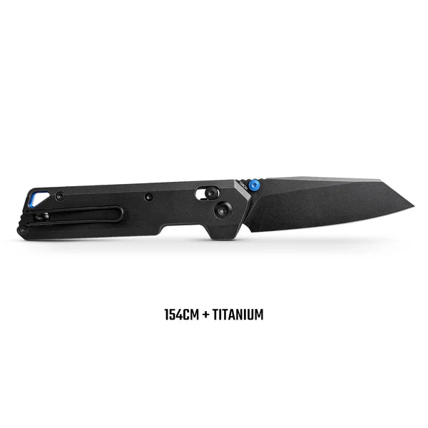 Vosteed Parallel – Ultra-Thin Titanium Crossbar Lock Folding Knife (154CM Blade, 2.90")A3501