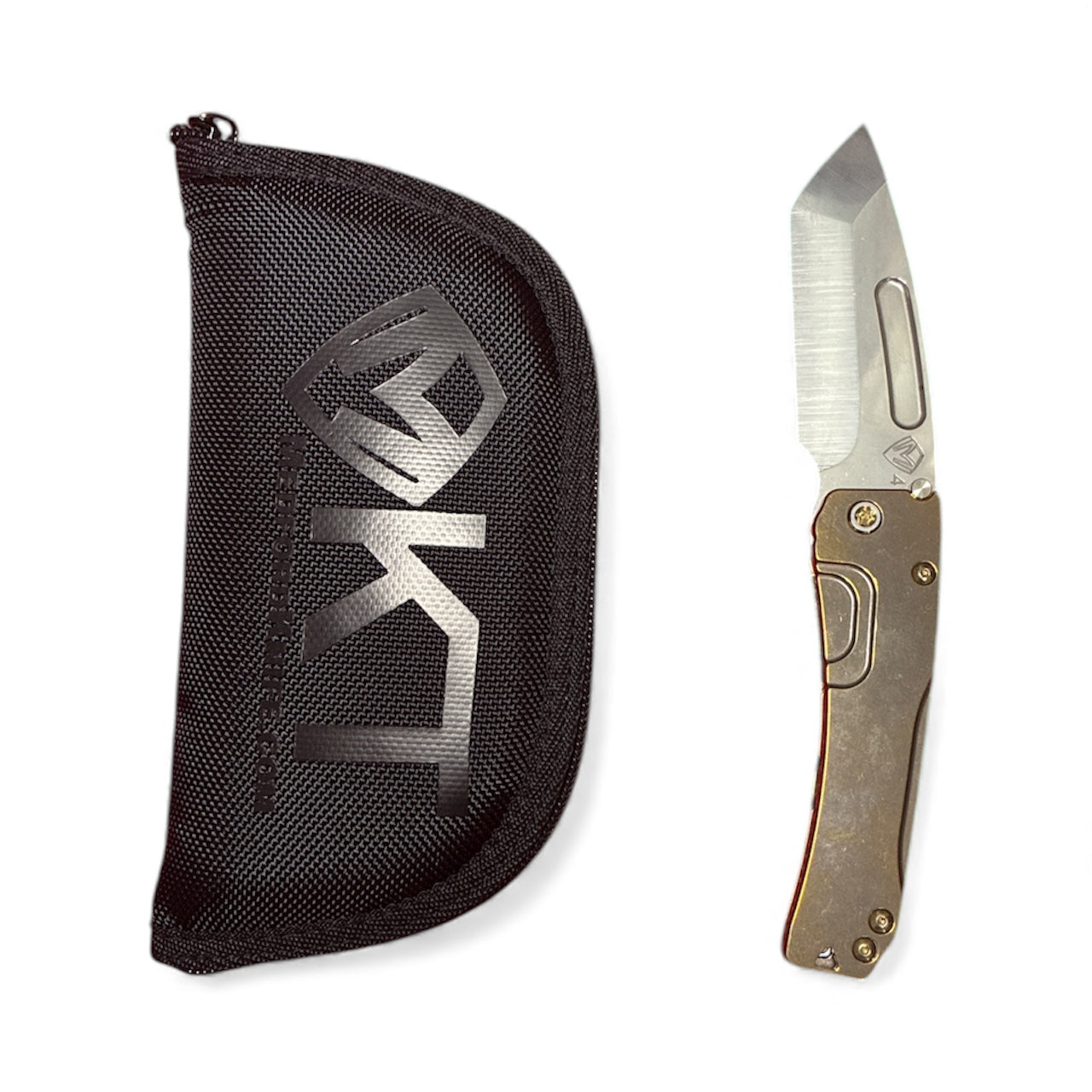 Medford Slim Mid – CPM S45VN Tumbled Tanto Blade, Bronze Handle & Spring