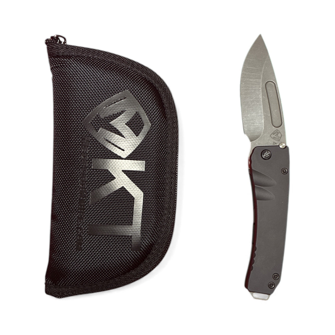 Medford Midi Marauder – S45VN Acid Distressed Drop Point Blade, DLC Handle & Spring