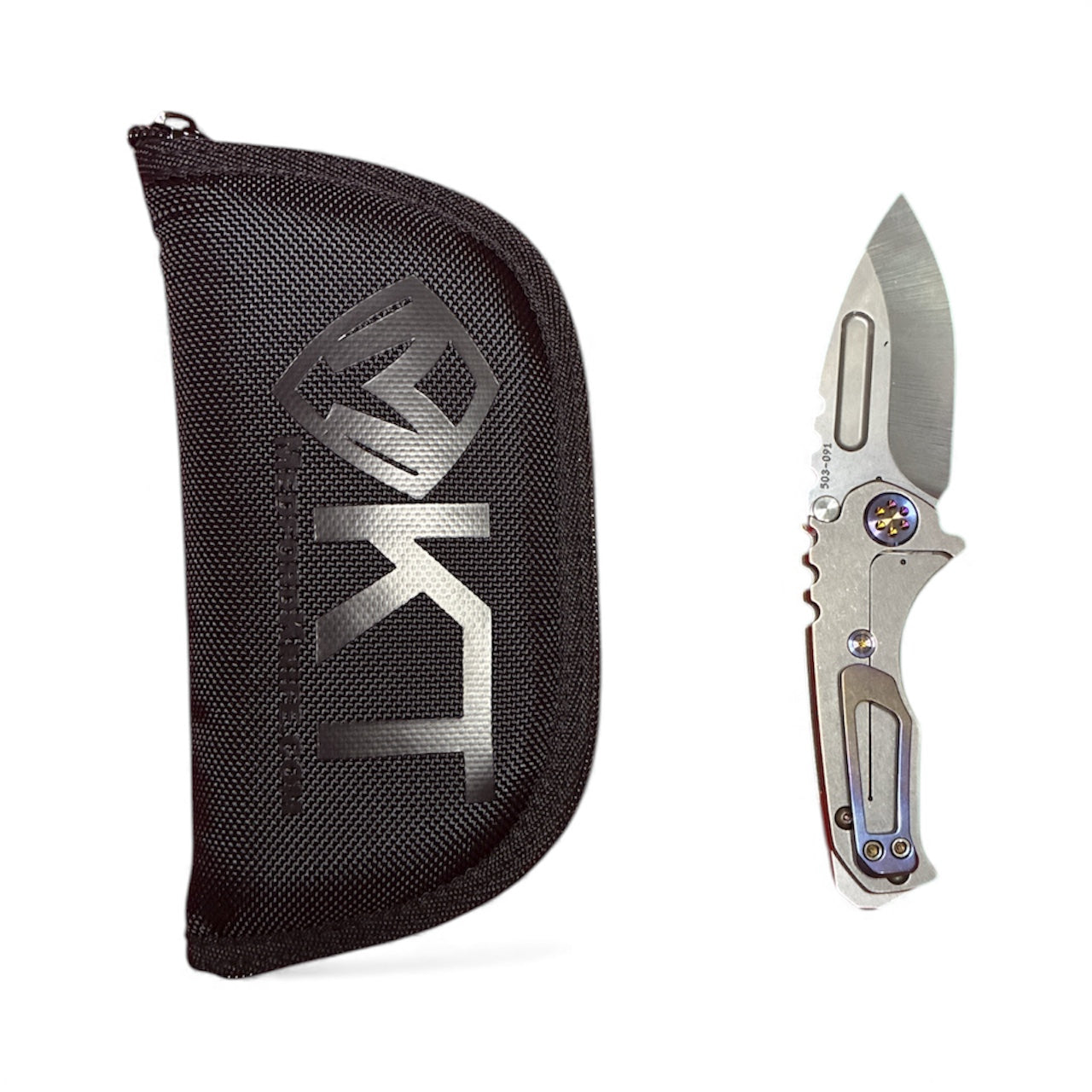 Medford Praetorian Genesis T – S45VN DLC Drop Point | Tumbled Handle & Spring