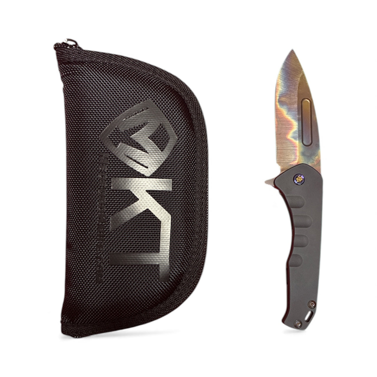 Medford Praetorian Slim Flipper – S45VN Vulcan Drop Point, DLC Handle & Spring