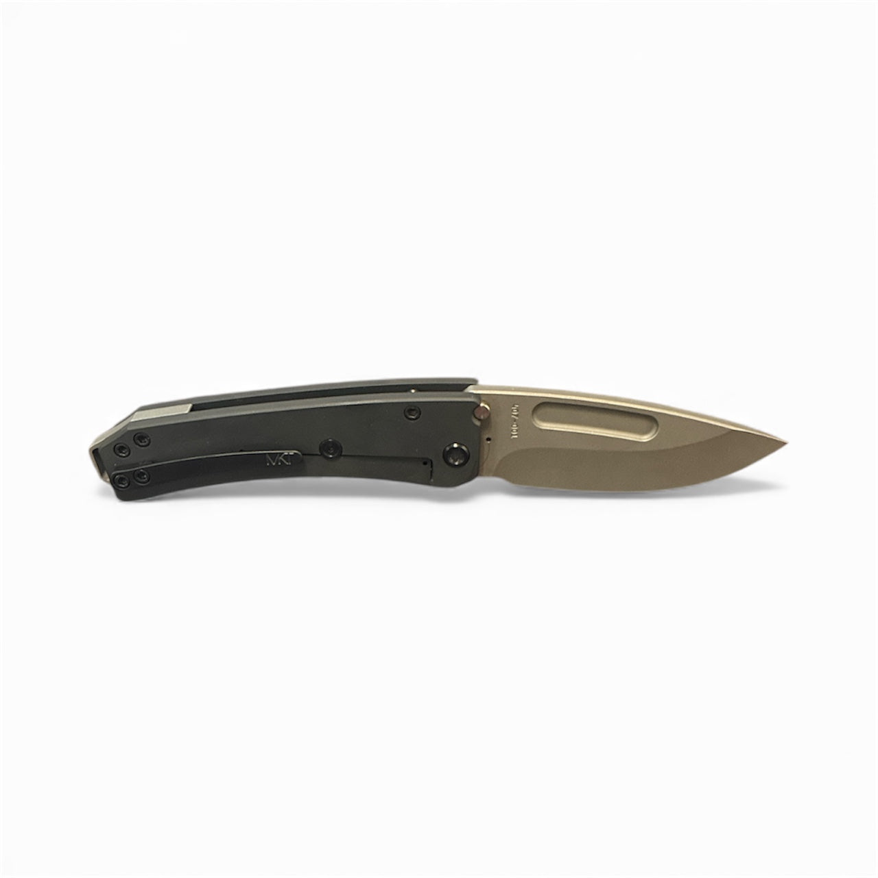 Medford Midi Marauder – S45VN Acid Distressed Drop Point Blade, DLC Handle & Spring