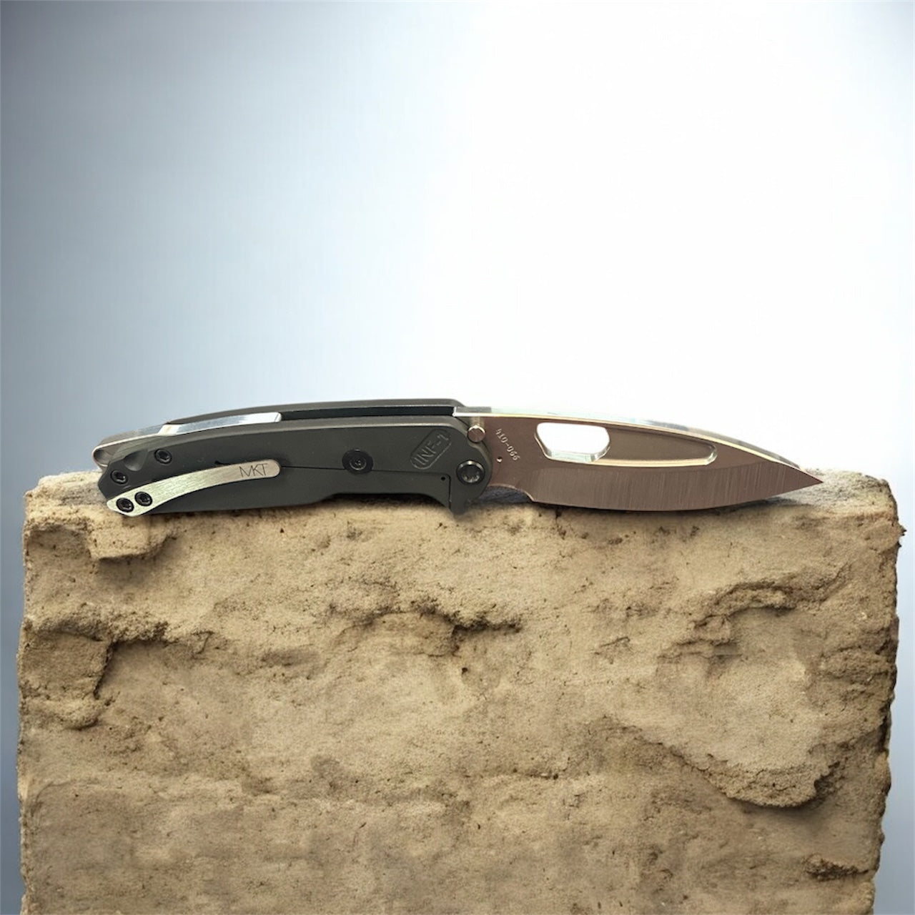 Medford Infraction – S45VN Tumbled Blade | DLC Handle & Spring