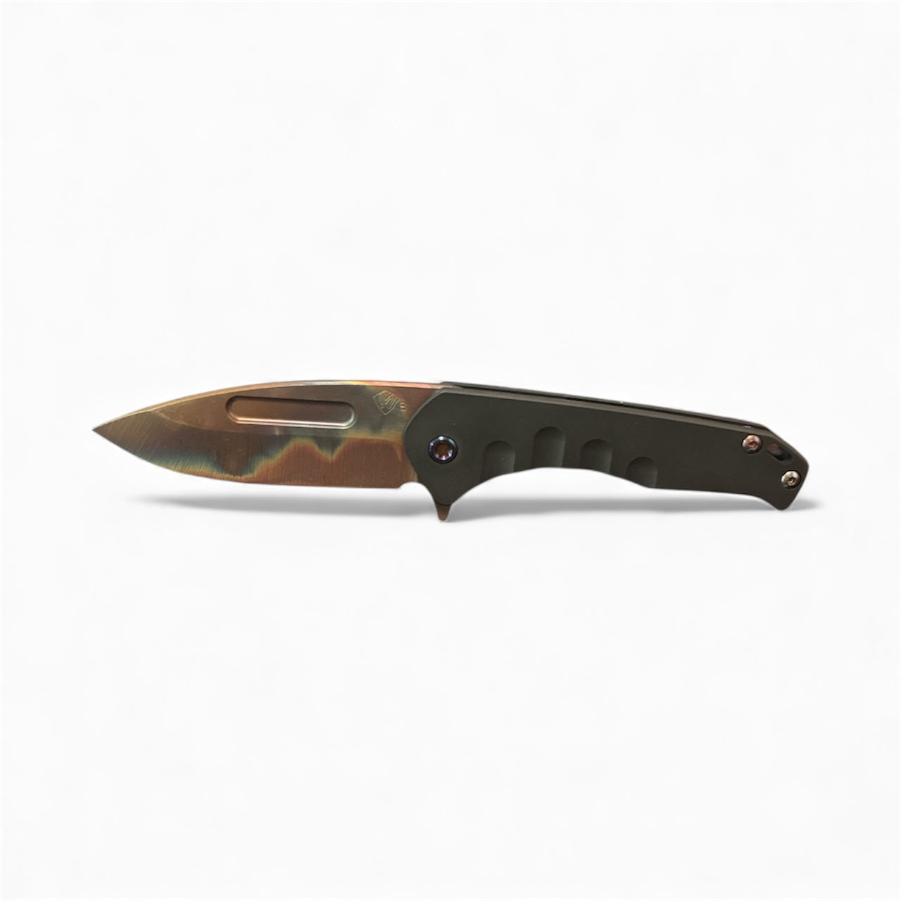 Medford Praetorian Slim Flipper – S45VN Vulcan Drop Point, DLC Handle & Spring
