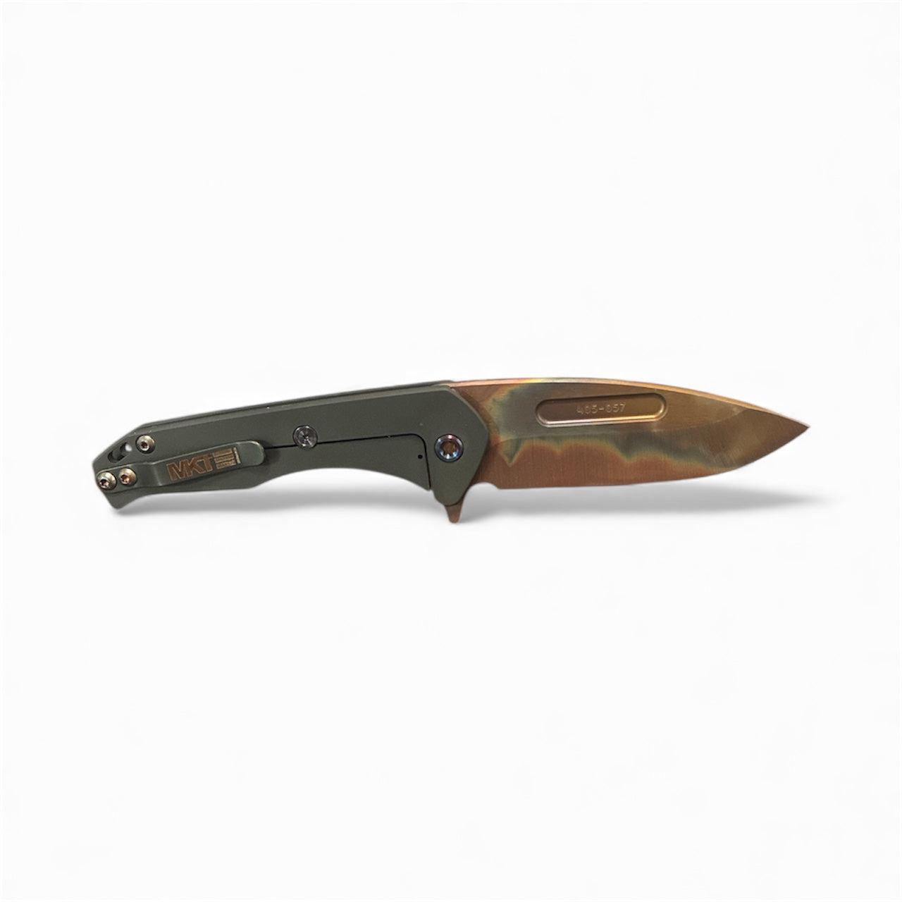 Medford Praetorian Slim Flipper – S45VN Vulcan Drop Point, DLC Handle & Spring