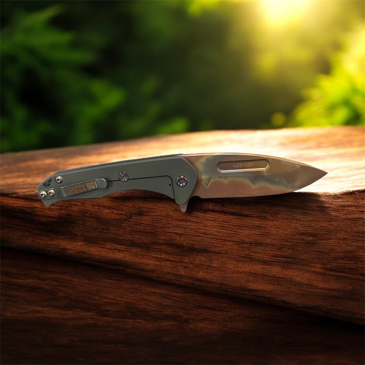 Medford Praetorian Slim Flipper – S45VN Vulcan Drop Point, DLC Handle & Spring