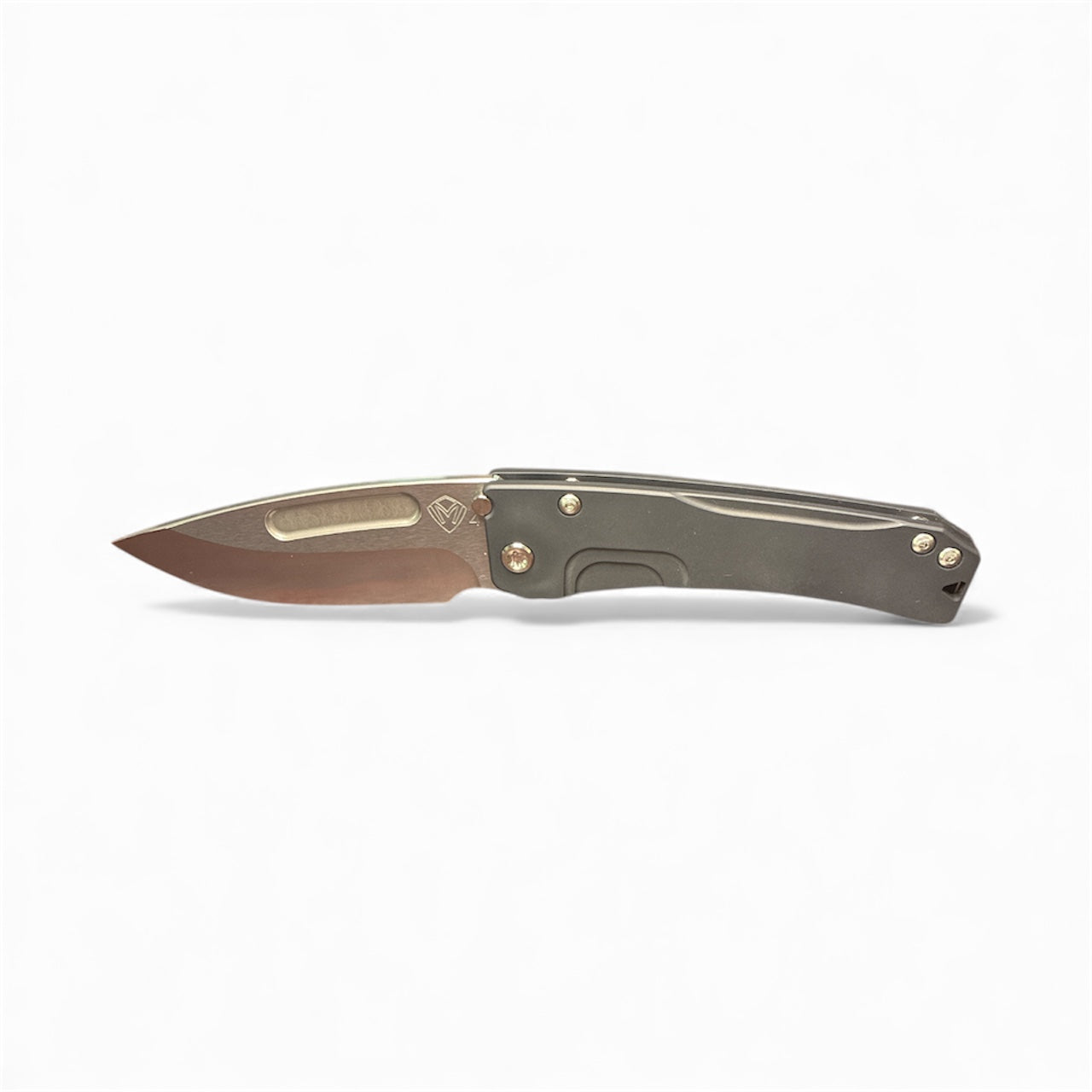Medford Slim Mid – CPM S45VN Tumbled Drop Point Blade, DLC Handle & Spring