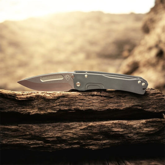Medford Slim Mid – CPM S45VN Tumbled Drop Point Blade, DLC Handle & Spring
