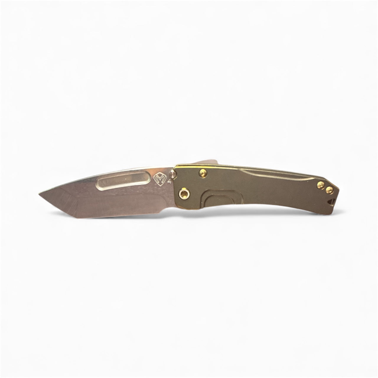 Medford Slim Mid – CPM S45VN Tumbled Tanto Blade, Bronze Handle & Spring