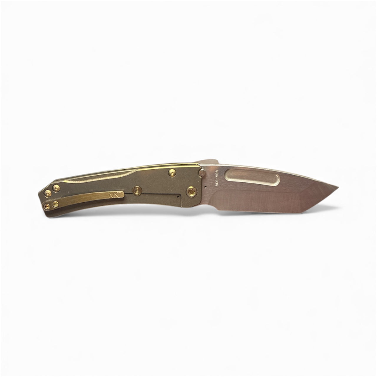 Medford Slim Mid – CPM S45VN Tumbled Tanto Blade, Bronze Handle & Spring