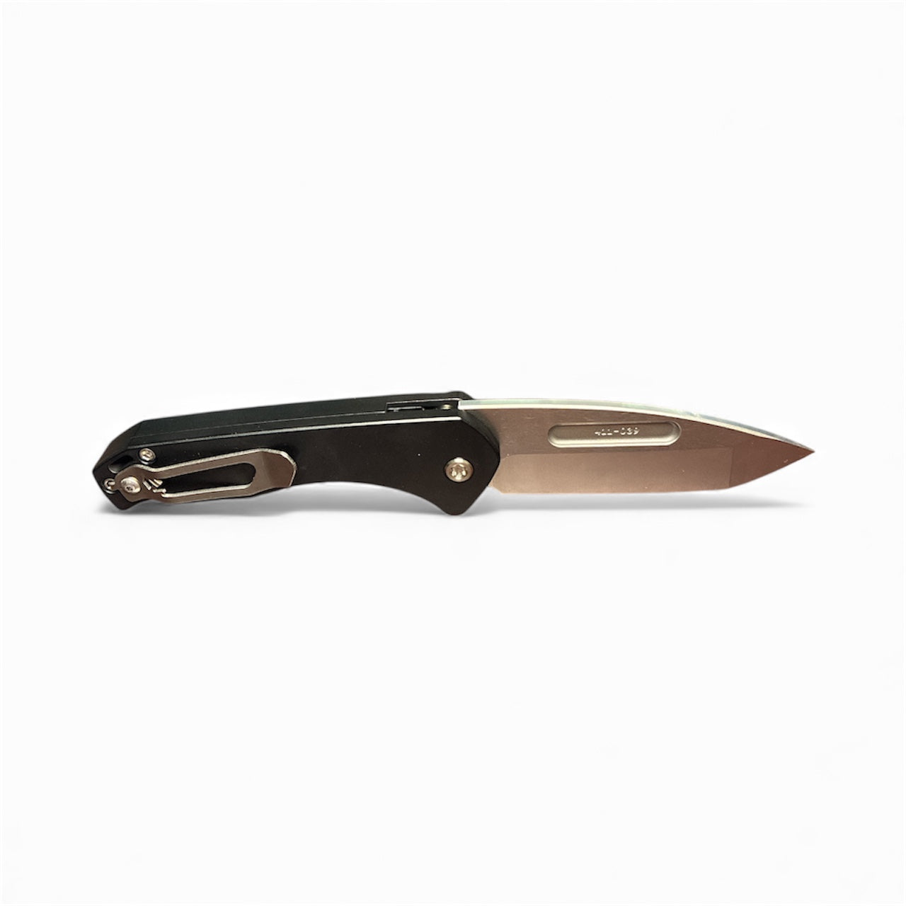 Medford Praetorian Swift  Auto S45VN Tumbled Tanto Blade & Black Aluminum Handle