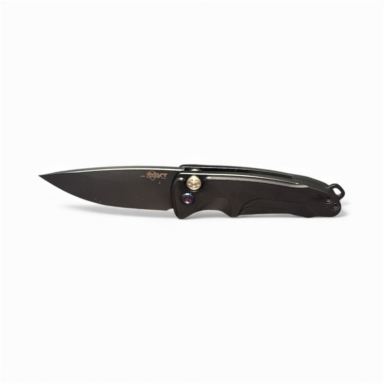 Medford Smooth Criminal S45VN DLC Blade Black Handle, Flamed Hardware  DLC Clip