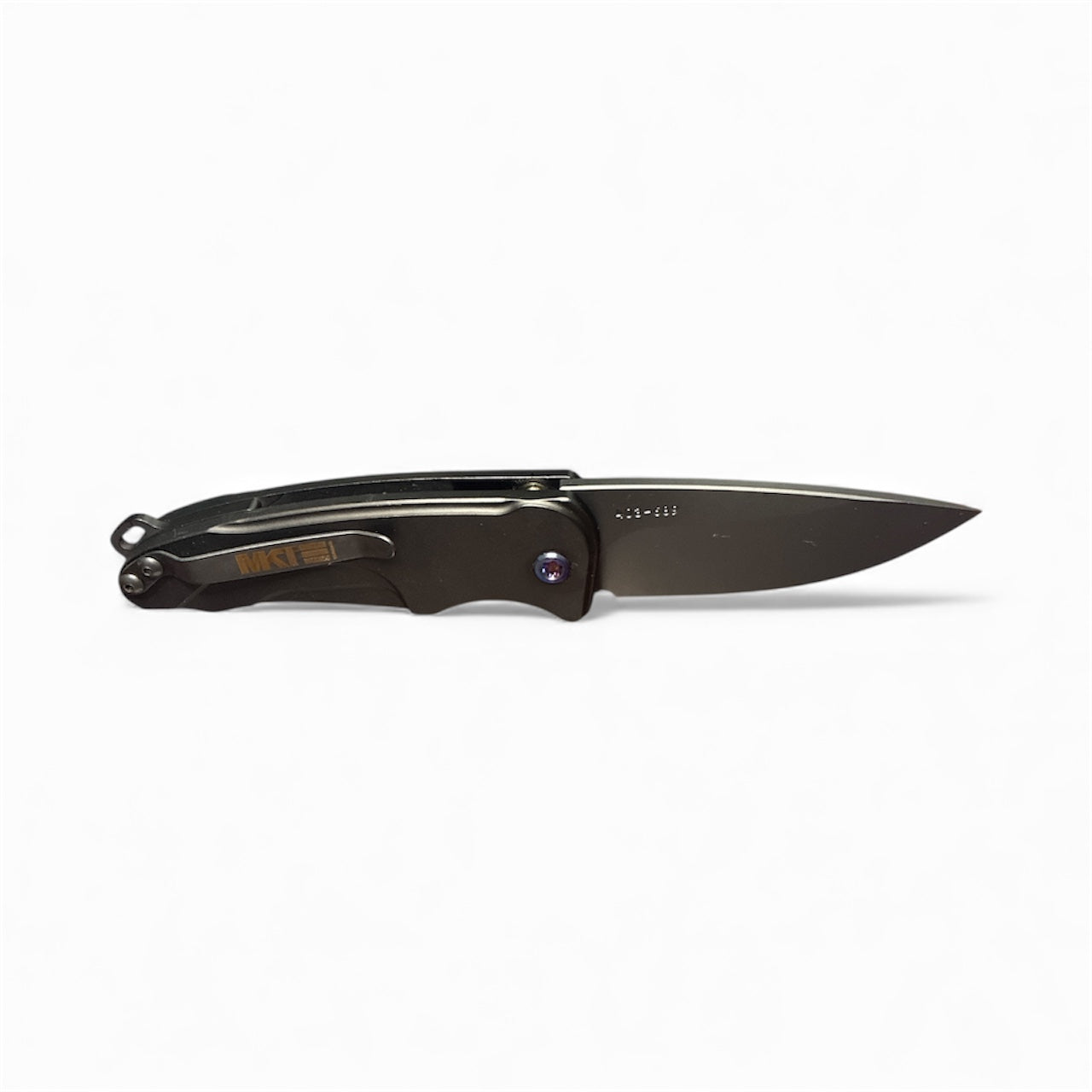 Medford Smooth Criminal S45VN DLC Blade Black Handle, Flamed Hardware  DLC Clip
