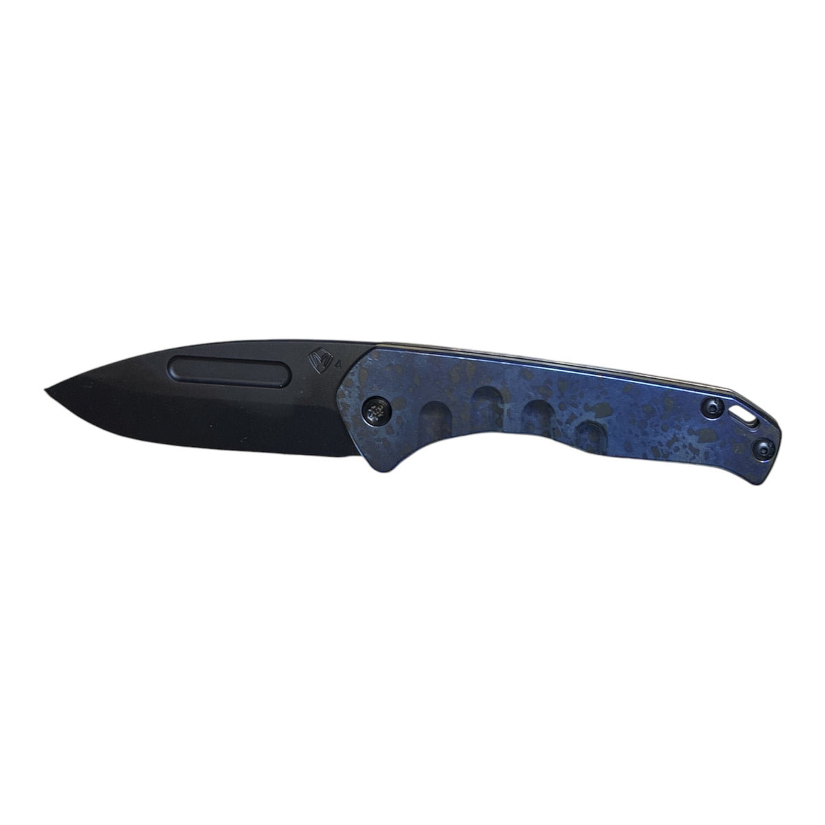 Medford Prae Slim S45VN DLC Folding Knife – Sponge Anodized Handles, Black Hardware MK208