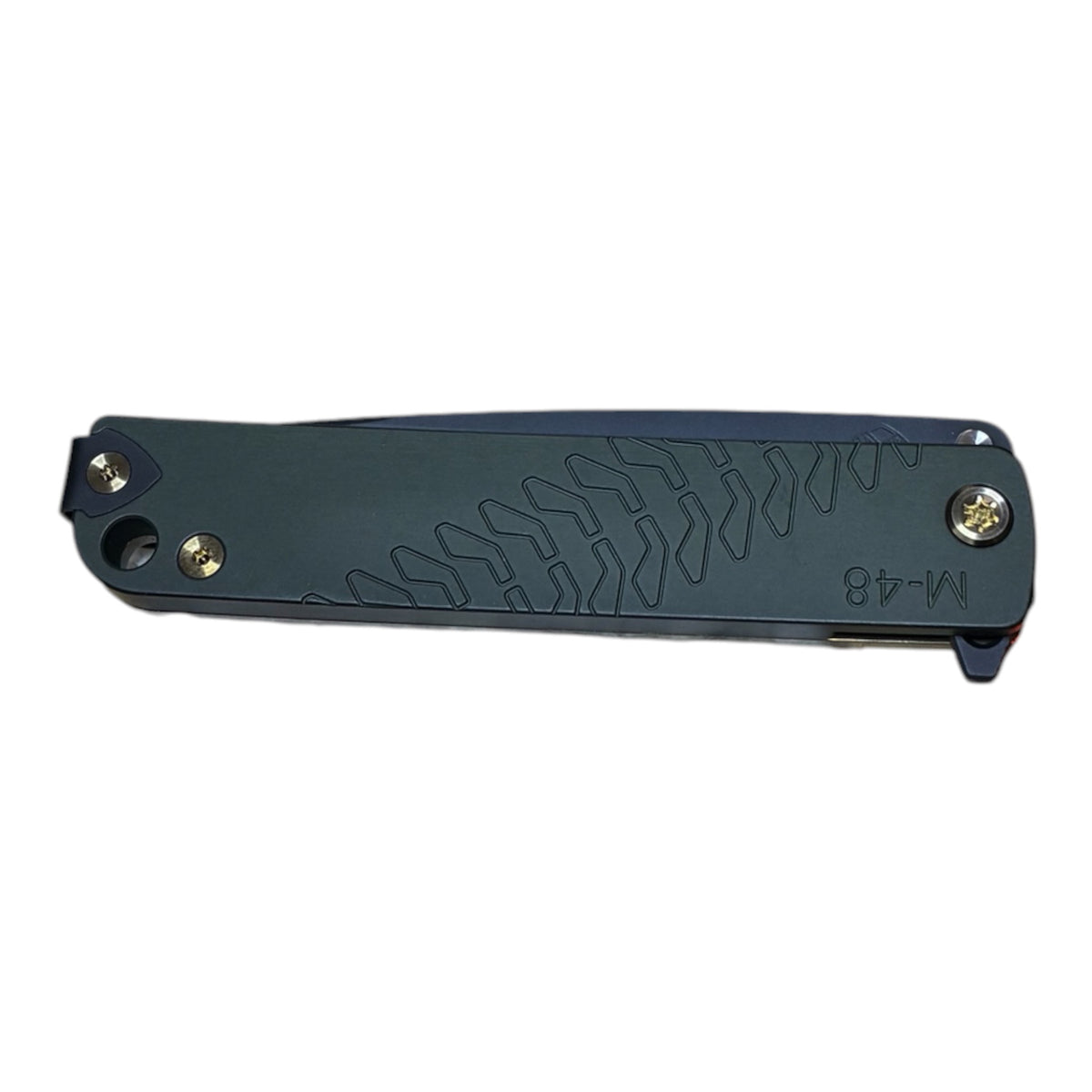 Medford M-48 S45VN DLC Folding Knife – Green Handle, Bronze Accents MK212