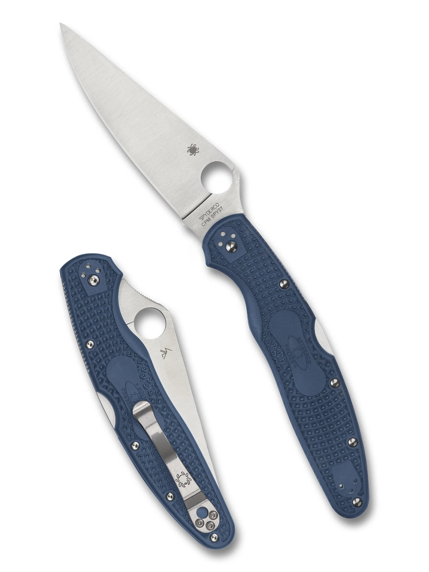 Spyderco Police™ 4 Lightweight CPM SPY27 — Cobalt Blue FRN (C07PCBL4)