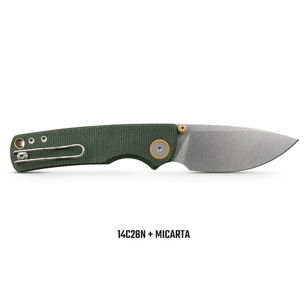 Vosteed Porcupine - Top Liner Lock (2.99" 14C28N Blade & Micarta Handle) - A2611