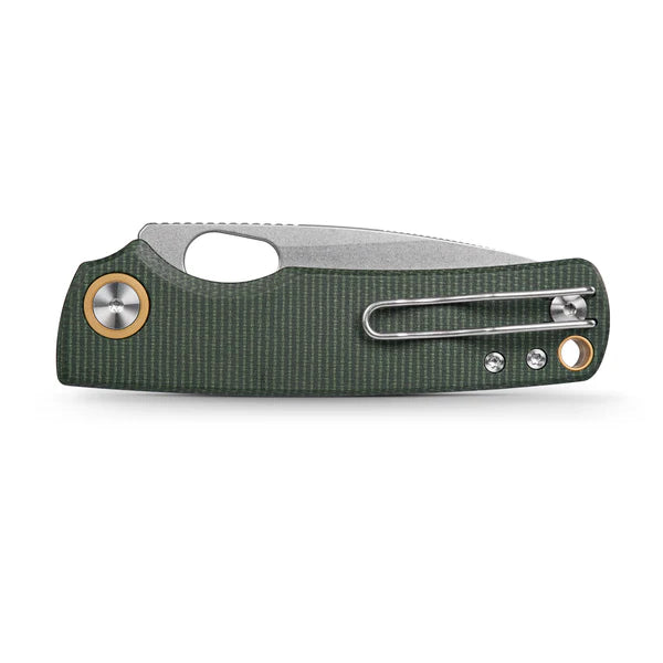 VOSTEED Porcupine - Top Liner Lock (2.99" 14C28N Blade & Micarta Handle) - A2603