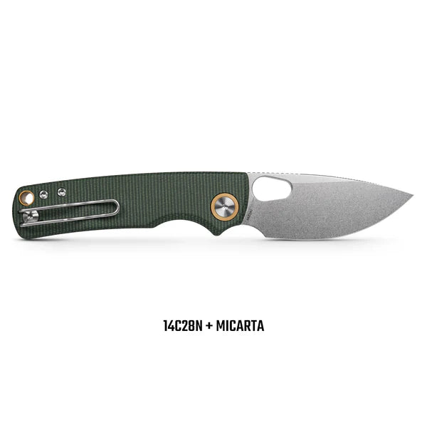 VOSTEED Porcupine - Top Liner Lock (2.99" 14C28N Blade & Micarta Handle) - A2603