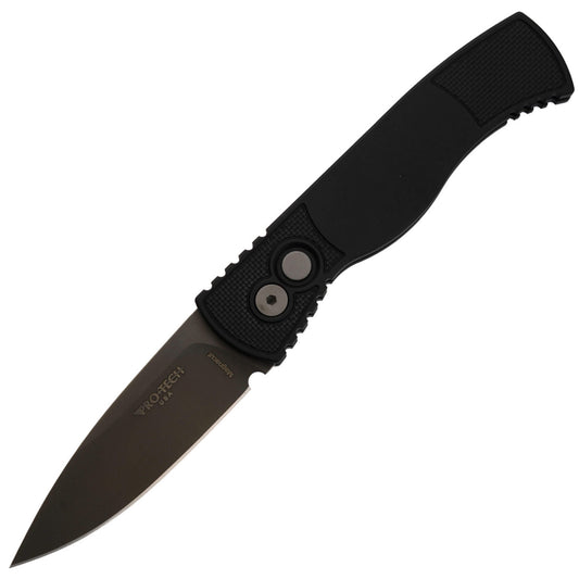 ProTech TR-2 Tactical Response Automatic Folding Knife Aluminum 3" Grey DLC MagnaCut