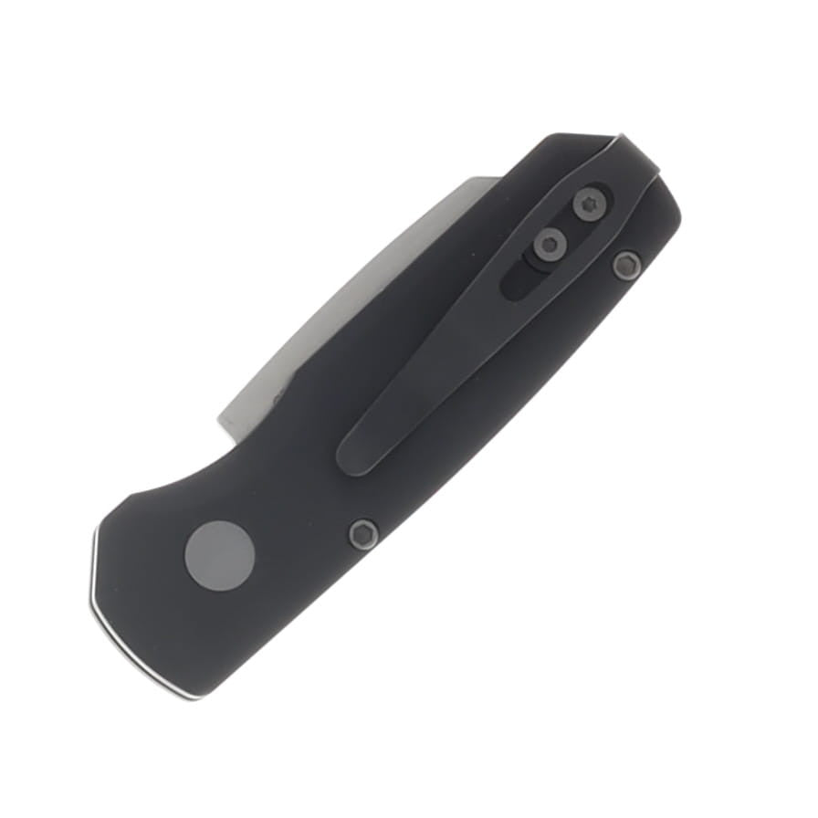 ProTech Runt Automatic Knife Stonewash Reverse Tanto 20CV/Black PTR5201
