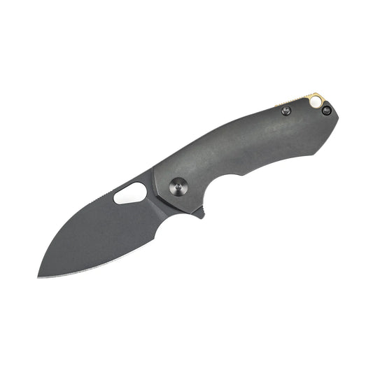 GiantMouse ACE Riv Titanium Blackout Folding Knife RIV-TI-BLACKOUT
