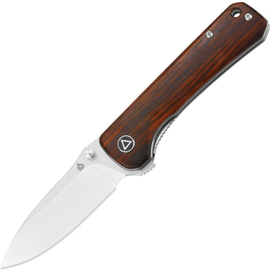 QSP Hawk Linerlock Folding Knife – Cocobolo Handle, 3.25" S35VN Blade QS131D2