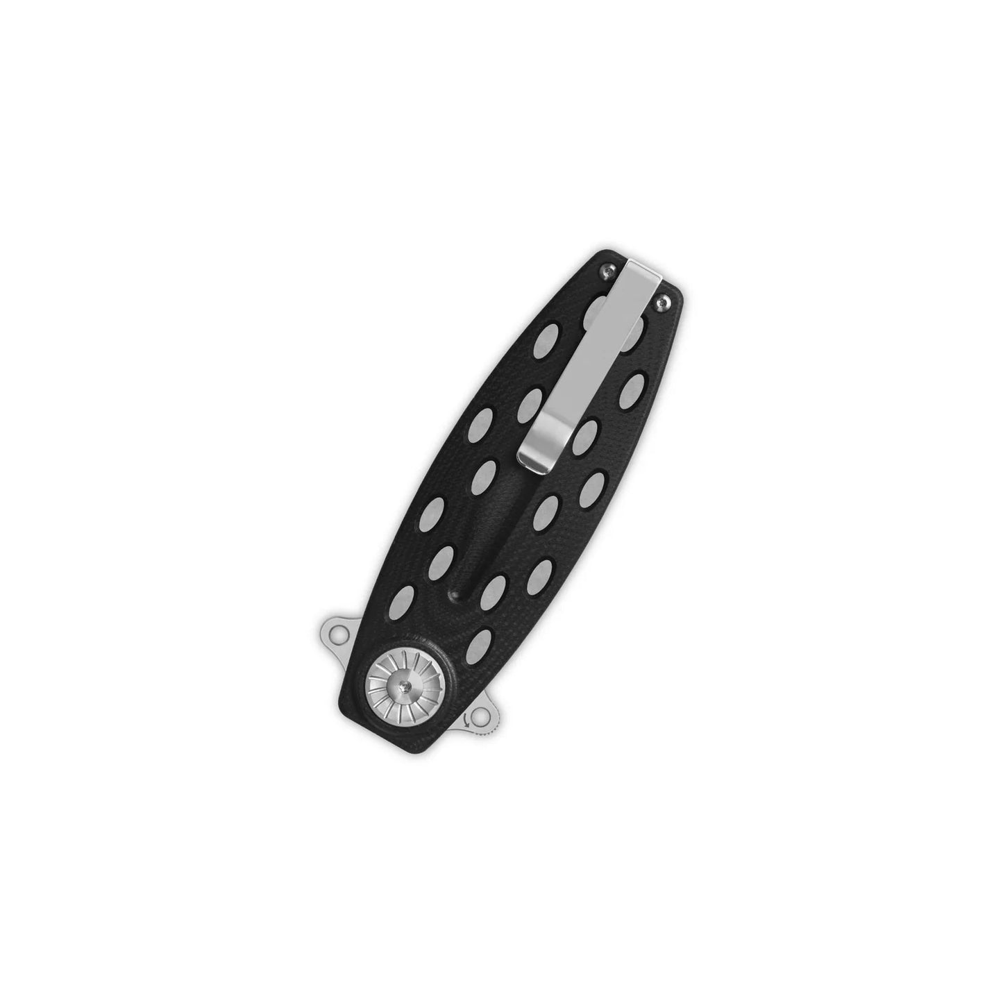 QSP Beetle Liner Lock Pocket Knife | 14C28N Satin Blade | Black G10 Handle | QS162-A
