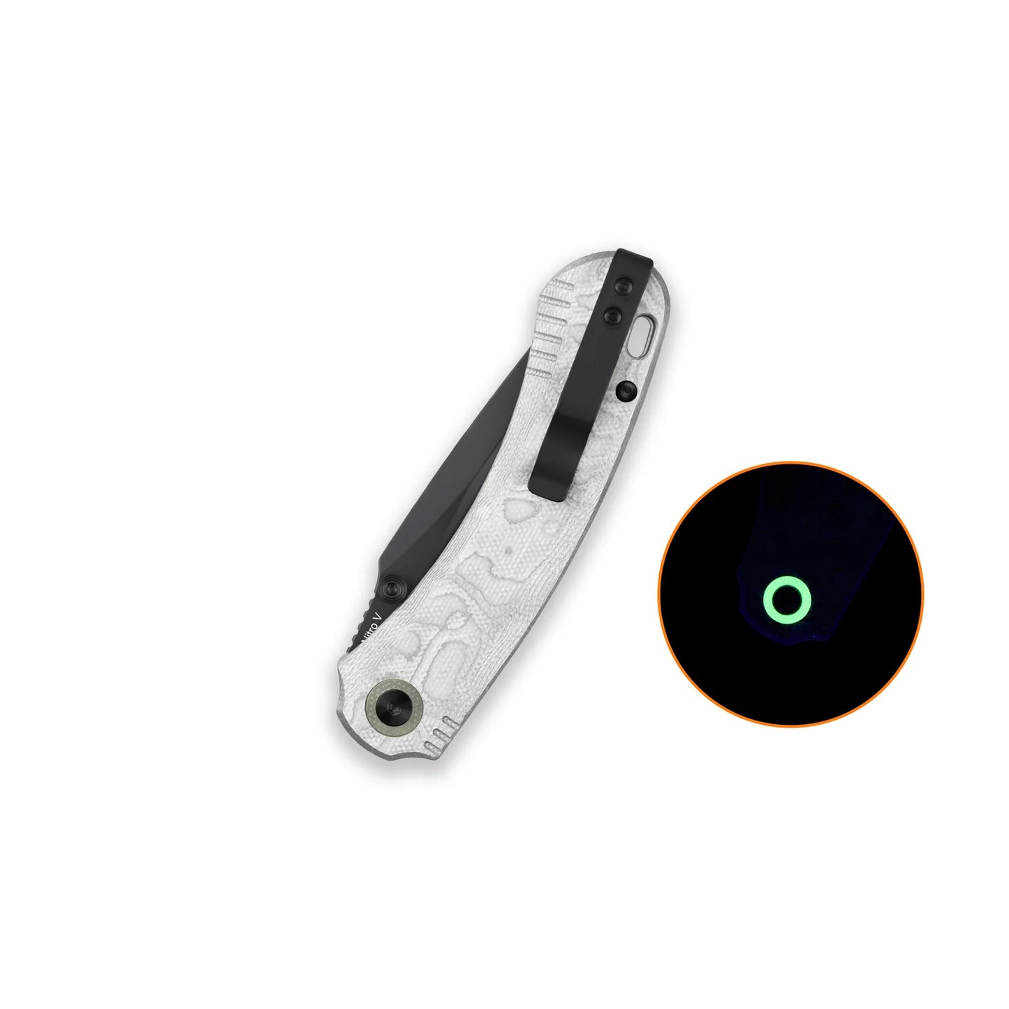 QSP Coyote Button Liner Lock Pocket Knife | Nitro-V Steel | Aluminum Foil G10 Handle | QS174-D2