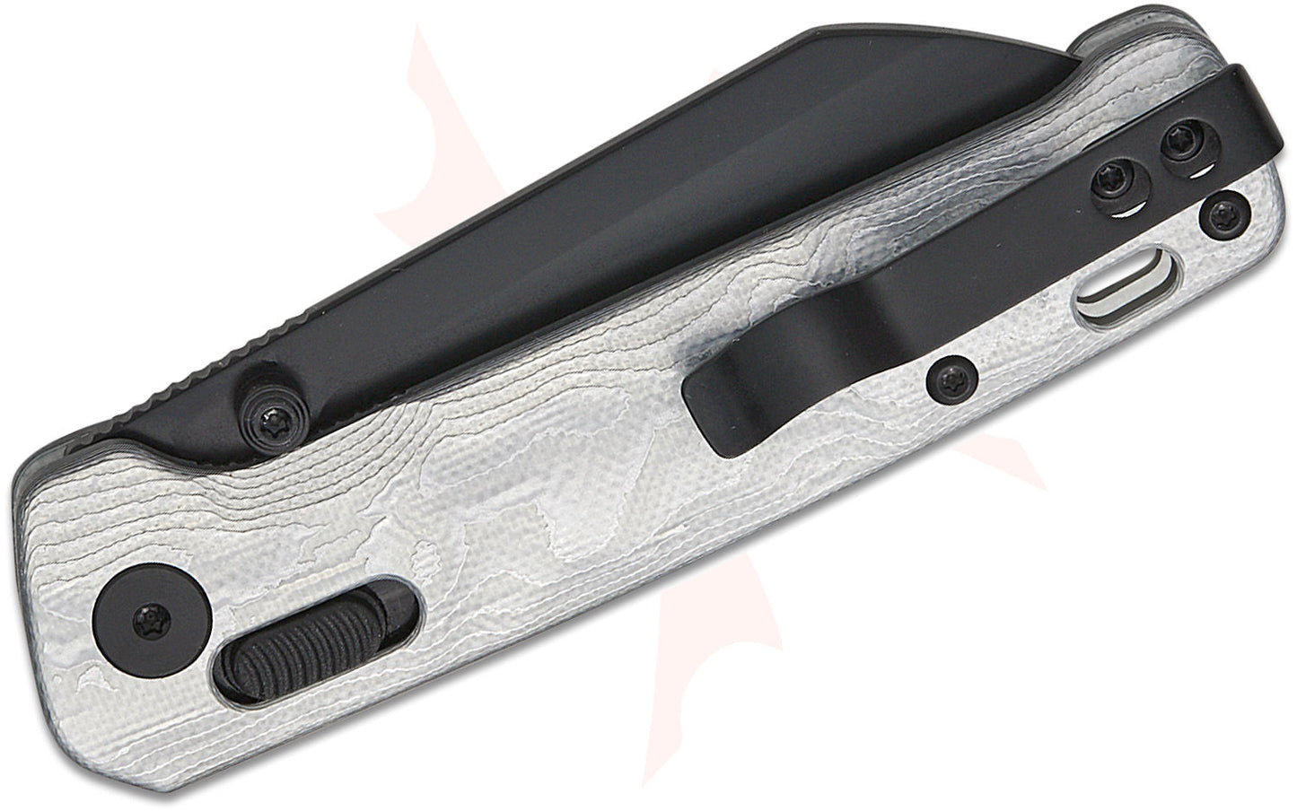 QSP Knives Penguin Glyde Lock Folding Knife 3.06" 14C28N Black Sheepsfoot Blade,
