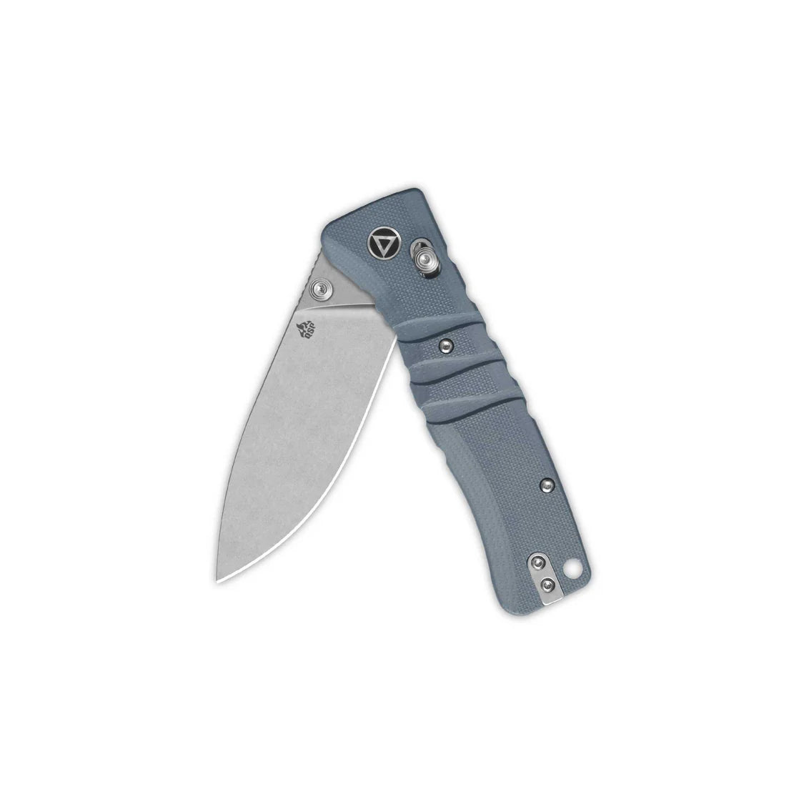 QSP Ripley Glyde Lock Knife 3.5" Stonewashed 14C28N Blade, Gray G10 Handle QS160-B1