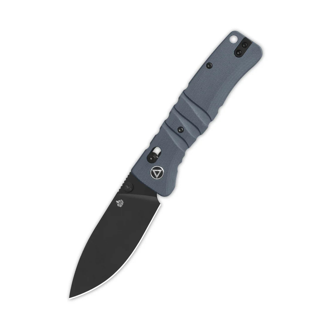 QSP Ripley Glyde Lock Knife 3.5" Black 14C28N Blade, Gray G10 Handle QS160-B2