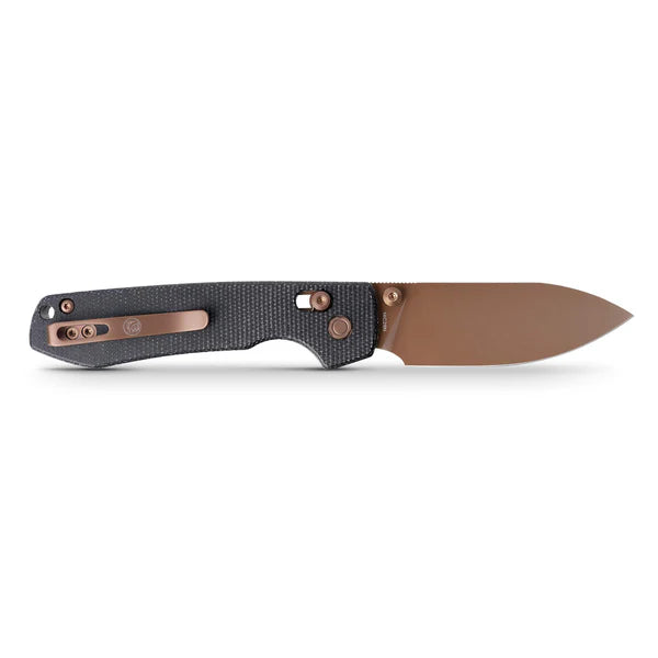 VOSTEED Raccoon - Crossbar Lock knife (3.25" 14C28N Blade & Micarta Handle) - A0539