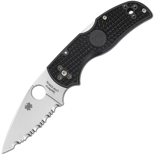 Spyderco Native 5 Serrated – Compact Power with Premium Craftsmanship C41SBK5