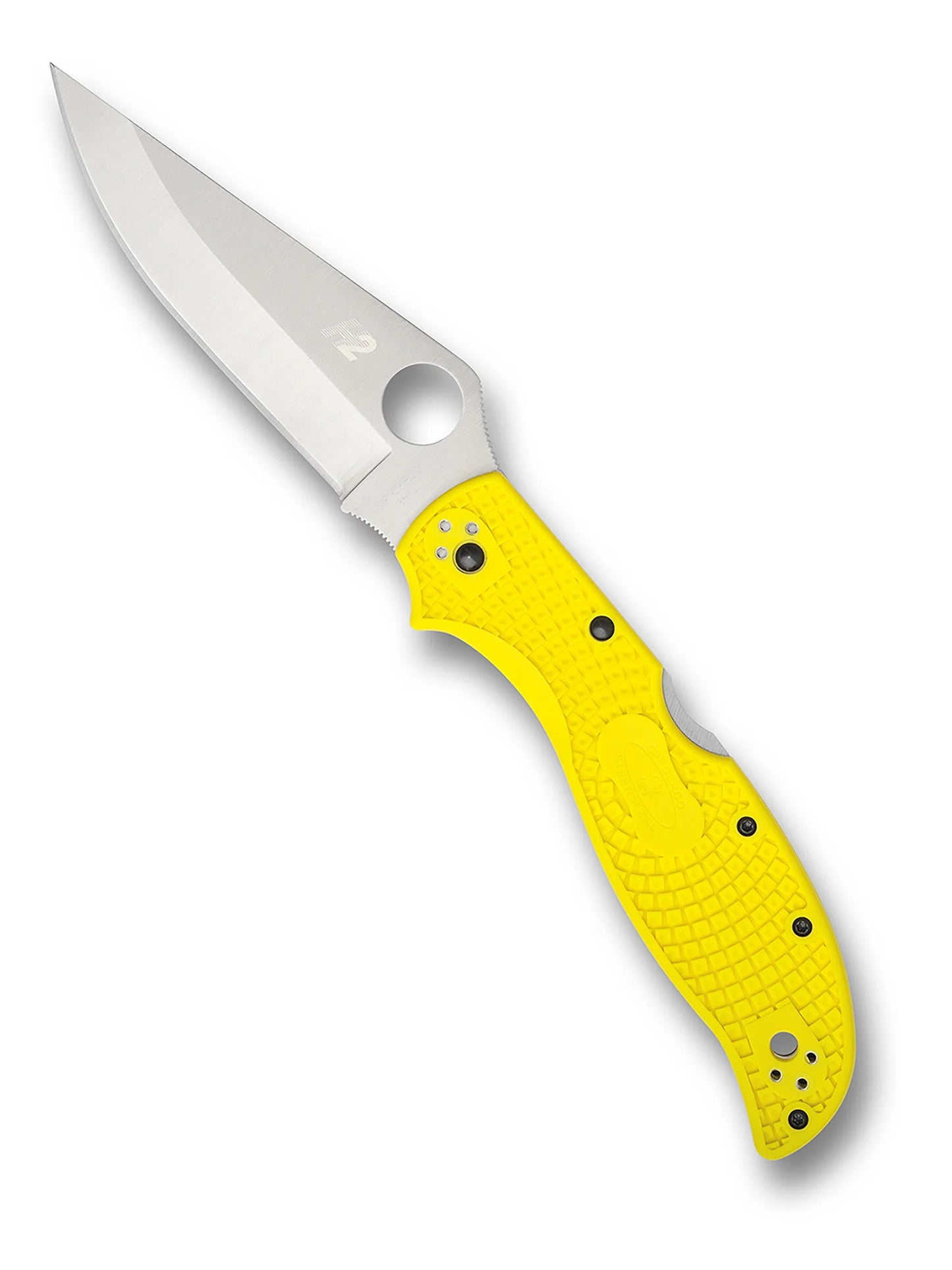 Spyderco Stretch 2 XL Lightweight Salt Yellow FRN (4" Satin H-2) C258PYL