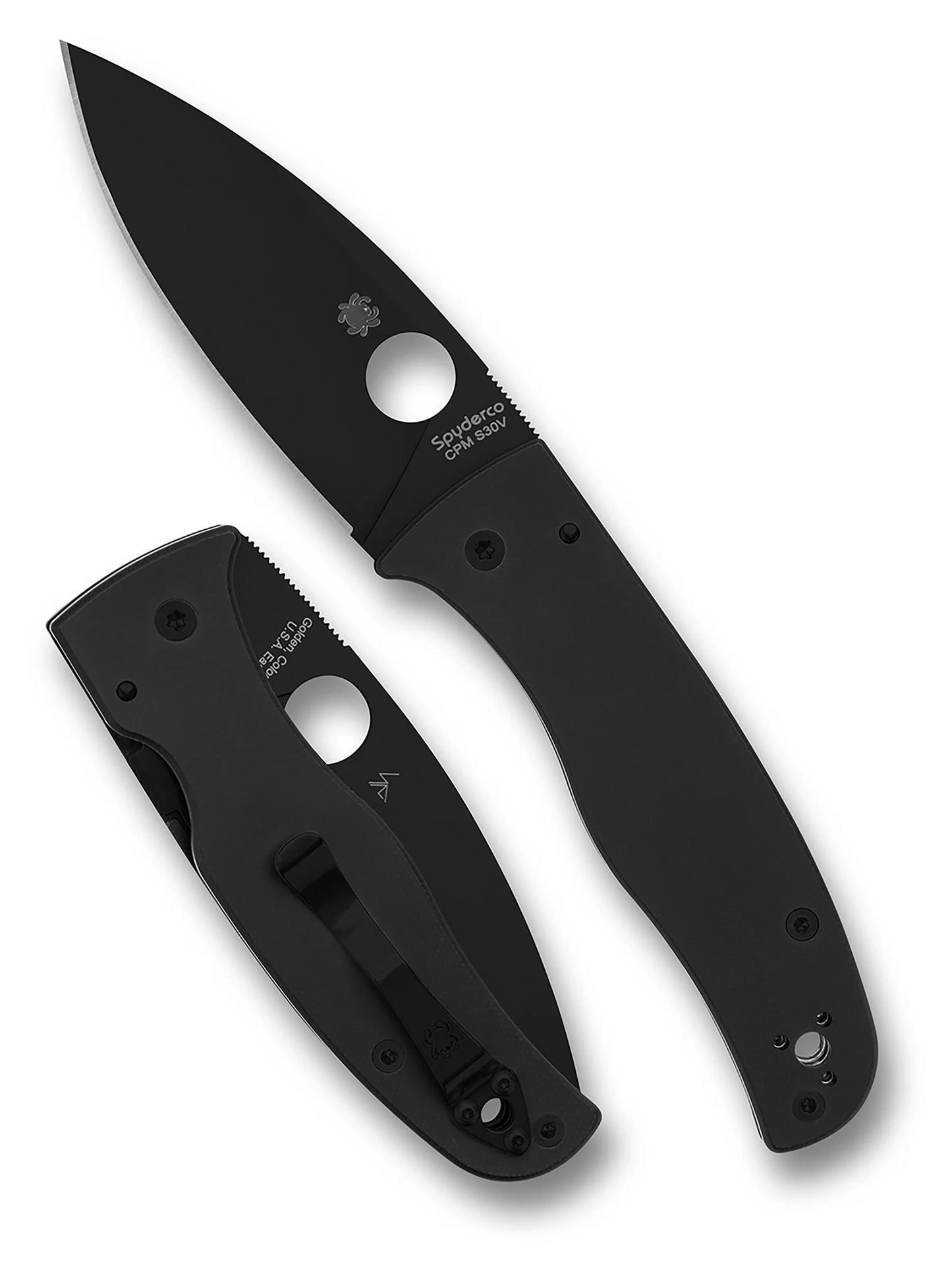 Spyderco Bodacious  Black CPM-S30V Stainless G10  Knife C263GPBK