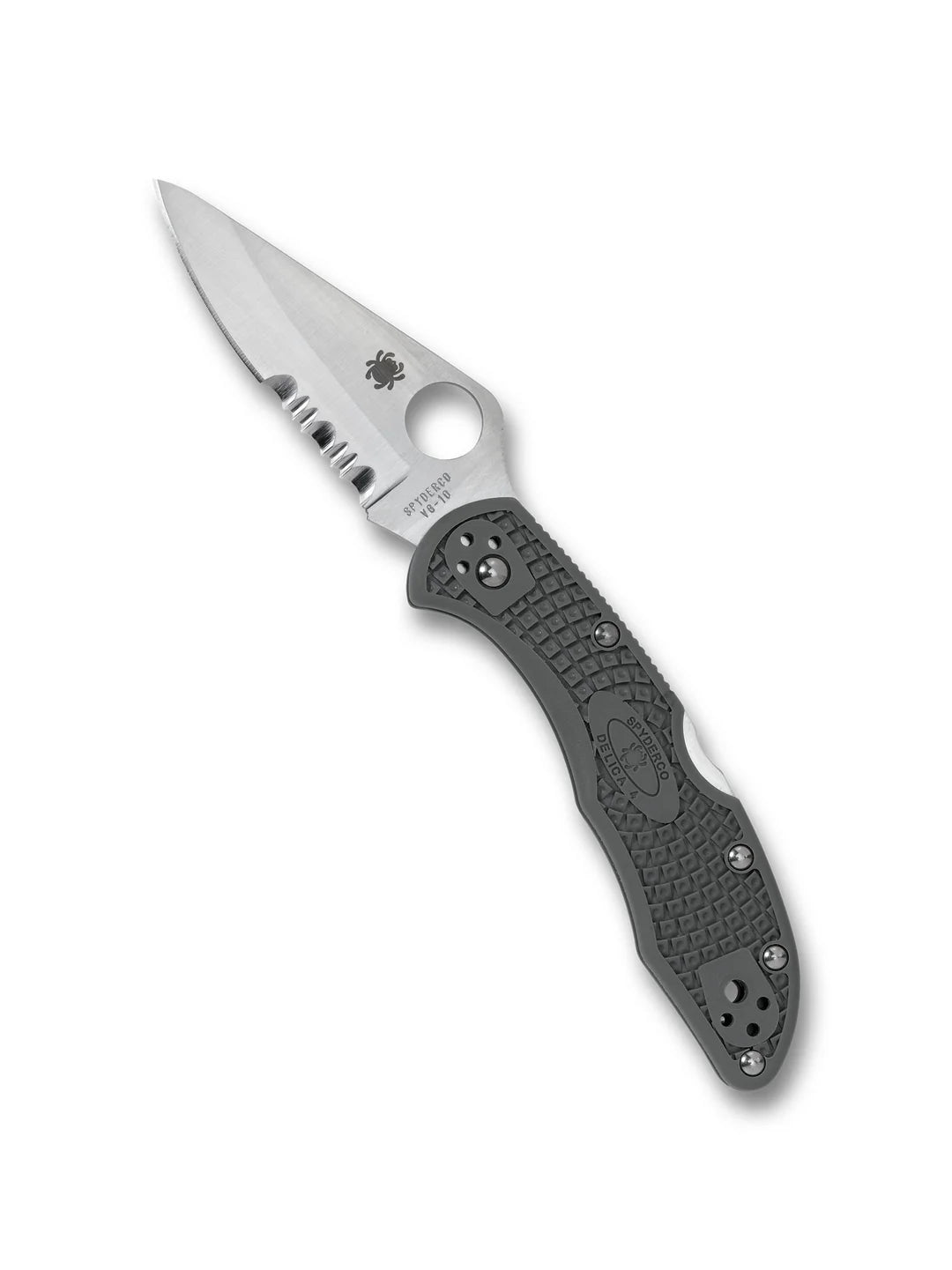 Spyderco Delica 4 Lightweight – VG-10 Saber Grind Blade | FRN Handle C11PSBK