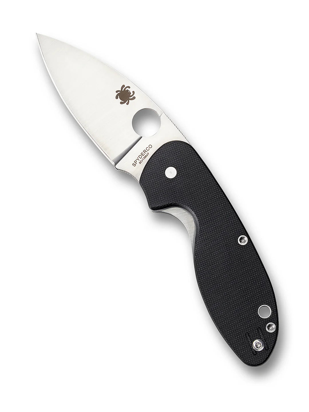 Spyderco Efficient™ – G-10 Handle |Satin 8Cr13MoV Blade PlainEdge C216GP
