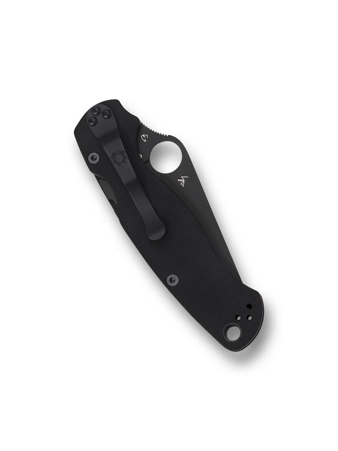 Spyderco Paramilitary 2 Compression Lock Knife G-10 3.4" Black BLade C81GPBK2