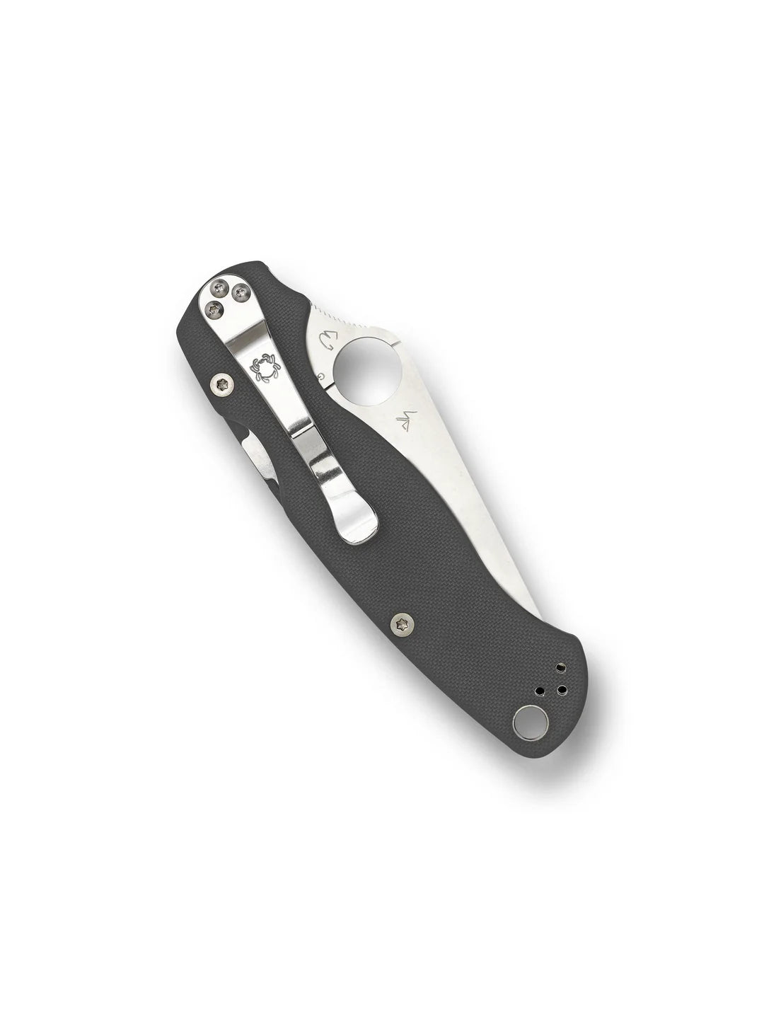 Spyderco Paramilitary 2 Knife Dark Gray G-10 3.4" Stonewash Maxamet C81GPDGY2