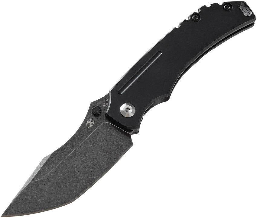 KANSEPT Pelican EDC Folding Knife – Black Coated Titanium, CPM-S35VN K1018A2