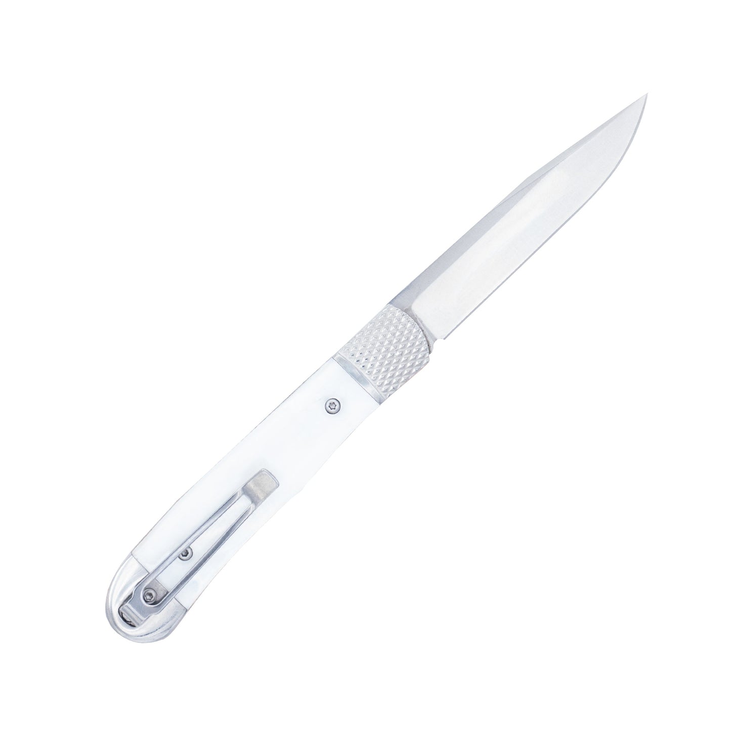 Cobratec Trapper  White Abalone with 154CM CTTHRWTABA154CM