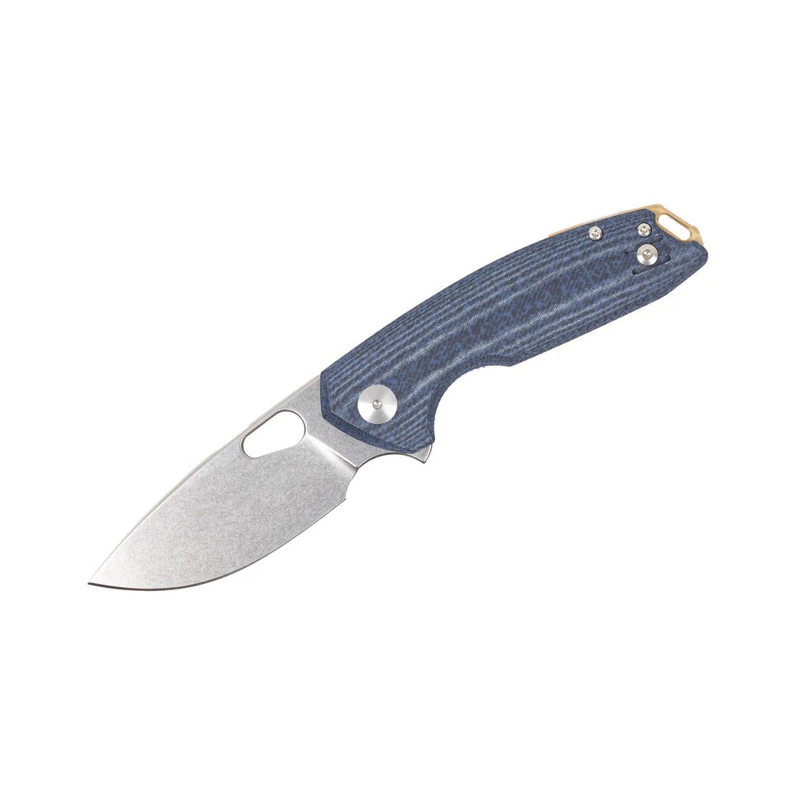 GiantMouse ACE Tribeca Denim Folding Knife TRIBECA-DENIM-MICARTA