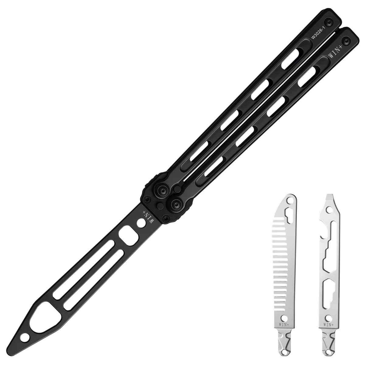 DreamTech D3026TB Butterfly Balisong Trainer 3 Replaceable Tools