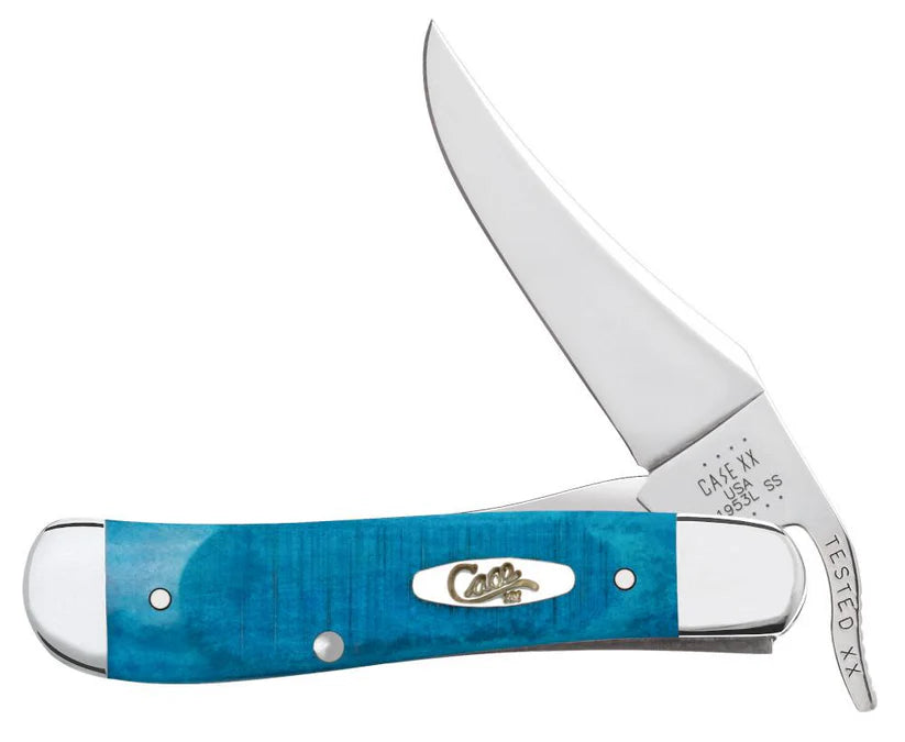 Case XX Sawcut Jig Caribbean Blue Bone RussLock® 25589
