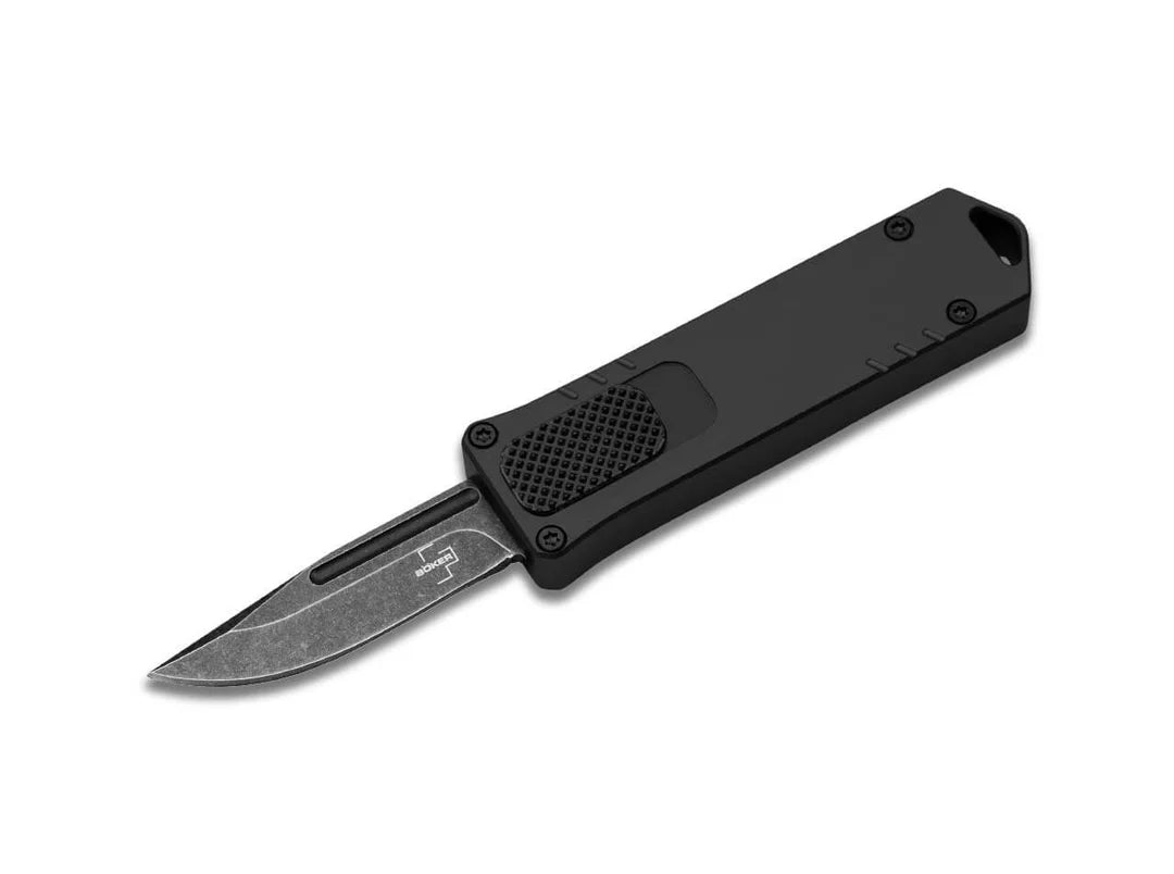 Boker Plus USB OTF 2.0 Black Automatic Knife (1.77" Blackwashed D2 Drop Point Blade) 06EX266