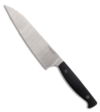 Bradford Chef Knife – 7.75" AEB-L Stainless Steel Black G10 Handle USA Made