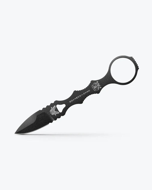 Benchmade Mini SOCP® Dagger – Black Spear-Point Fixed Blade 177BK