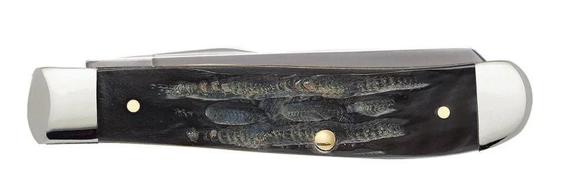 Case XX Jigged Buffalo Horn Mini Trapper CA65016