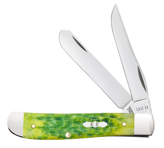 Case XX 27861 Mini Trapper (Green Apple Bone) Pocket Knife